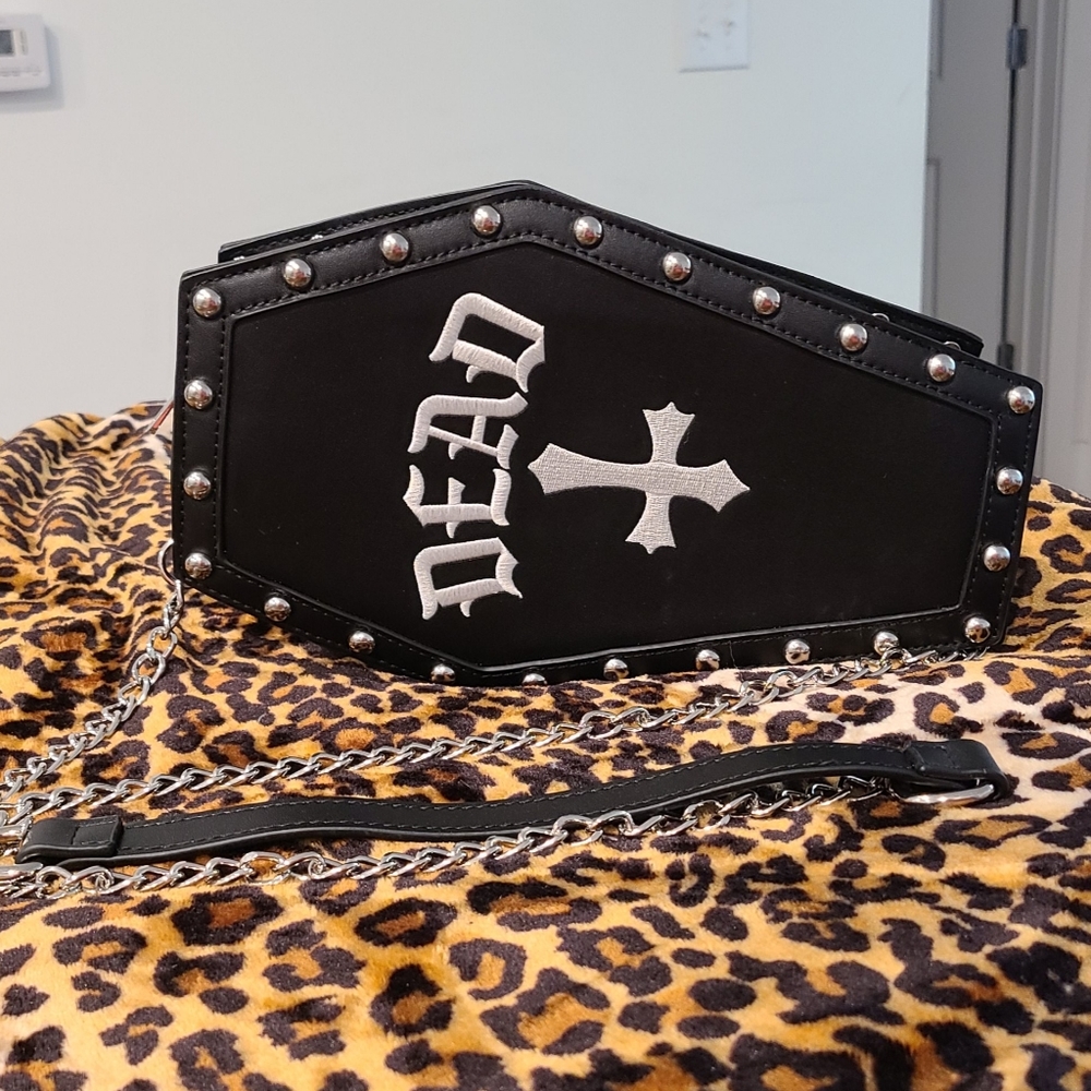 Coffin Shape Goth Bag Brand New!